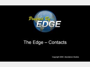 The Edge Contacts screen