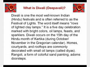 Happy Diwali - The Festival of Lights