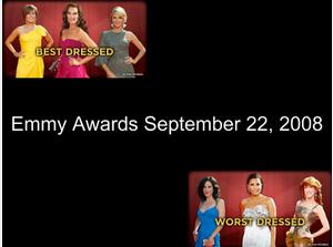 Emmy awards - Best and Worst Dressed
