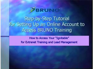 Step-By-Step Account Set Up for BRUNO Online Training