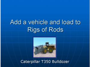 Add the Caterpillar T350 bulldozer to RoR