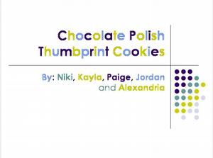 Polish Thumb Print Cookies