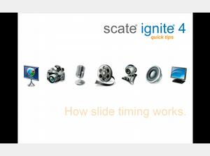 How Ignite 4 slide timing works.