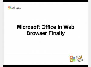 Microsoft Office in Web Browser