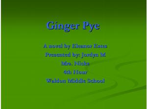 Ginger Pye