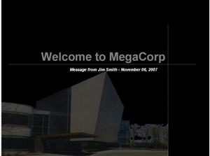Welcome to MegaCorp